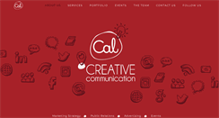 Desktop Screenshot of cal-creative.com